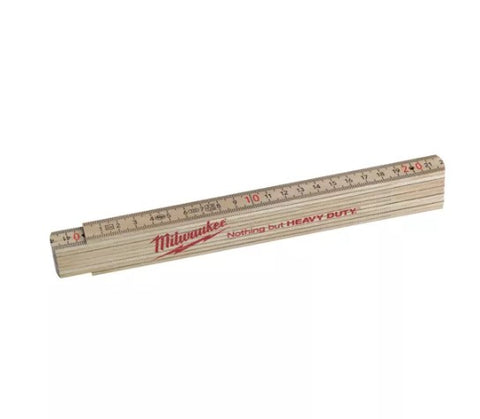 MİLWAUKEE KATLANIR METRE İNCE AHŞAP 2mt/16x2,70mm