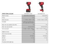 MİLWAUKEE M18 FIW2F12-502X KOMPAK SOMUN SIKMA 340 NM