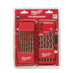 MİLWAUKEE METAL MATKAP UCU SET 19 PAR.(1-10) THUNDERWEB SERİ