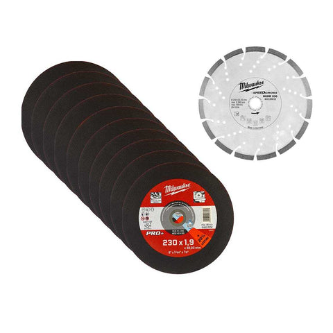 MİLWAUKEE YAPI SETİ 10X 238X1,9 mm KESME DİSKİ
