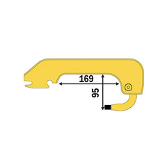 Ca2 "C" Arm L=95 mm + Electrode