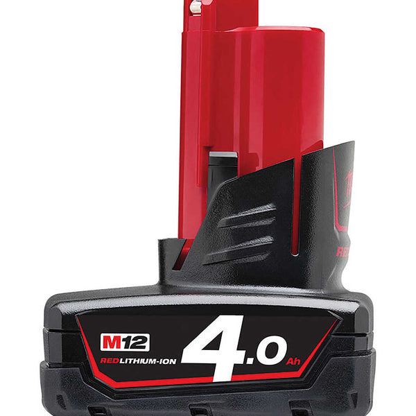 MİLWAUKEE AKÜ M12B4 REDLİTHİUM-ION 12V. 4,0Ah MILWAUKEE